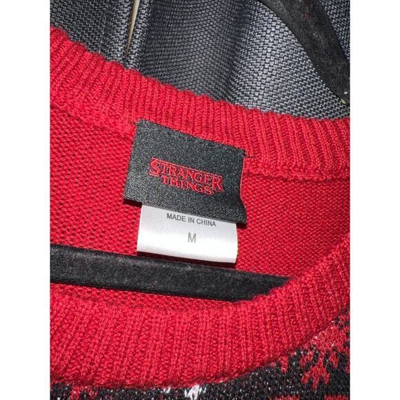 Ugly Christmas Sweater Xmas Size Medium Stranger Things - Picture 2 of 3